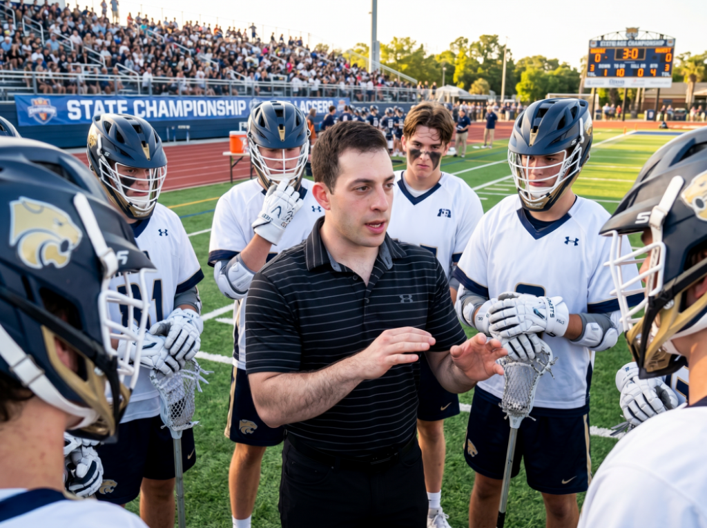 Jordan Bloom Mental Performance Training lacrosse team