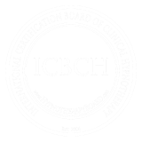 ICBCH certification logo for hypnosis and coaching credentials.